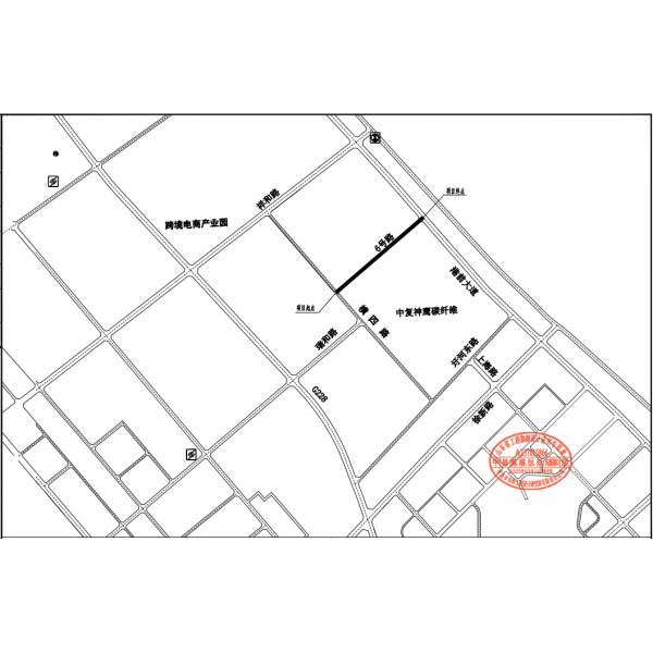 上合物流园(连云开发区)圩河东路(横四路-港前大道)、6号路(横四路-港前大道)